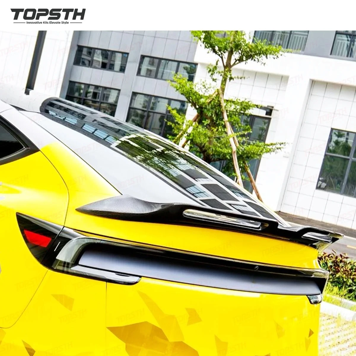 Alerón trasero de carbono estilo Juniper CM1 para Tesla Model Y - imagen 5