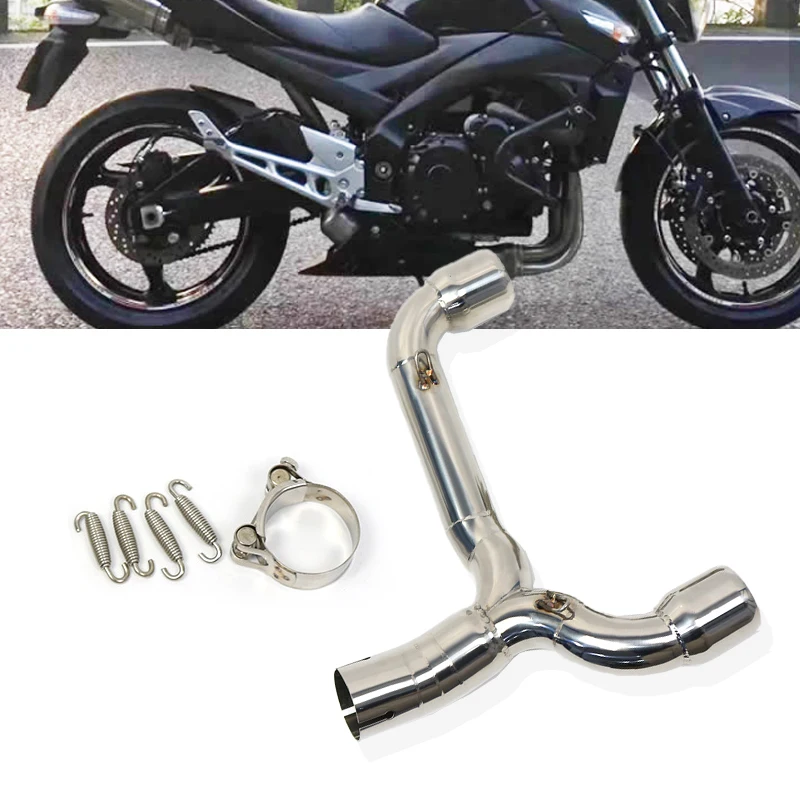 Tubo escape intermedio Suzuki GSR 400 BK400 silenciador