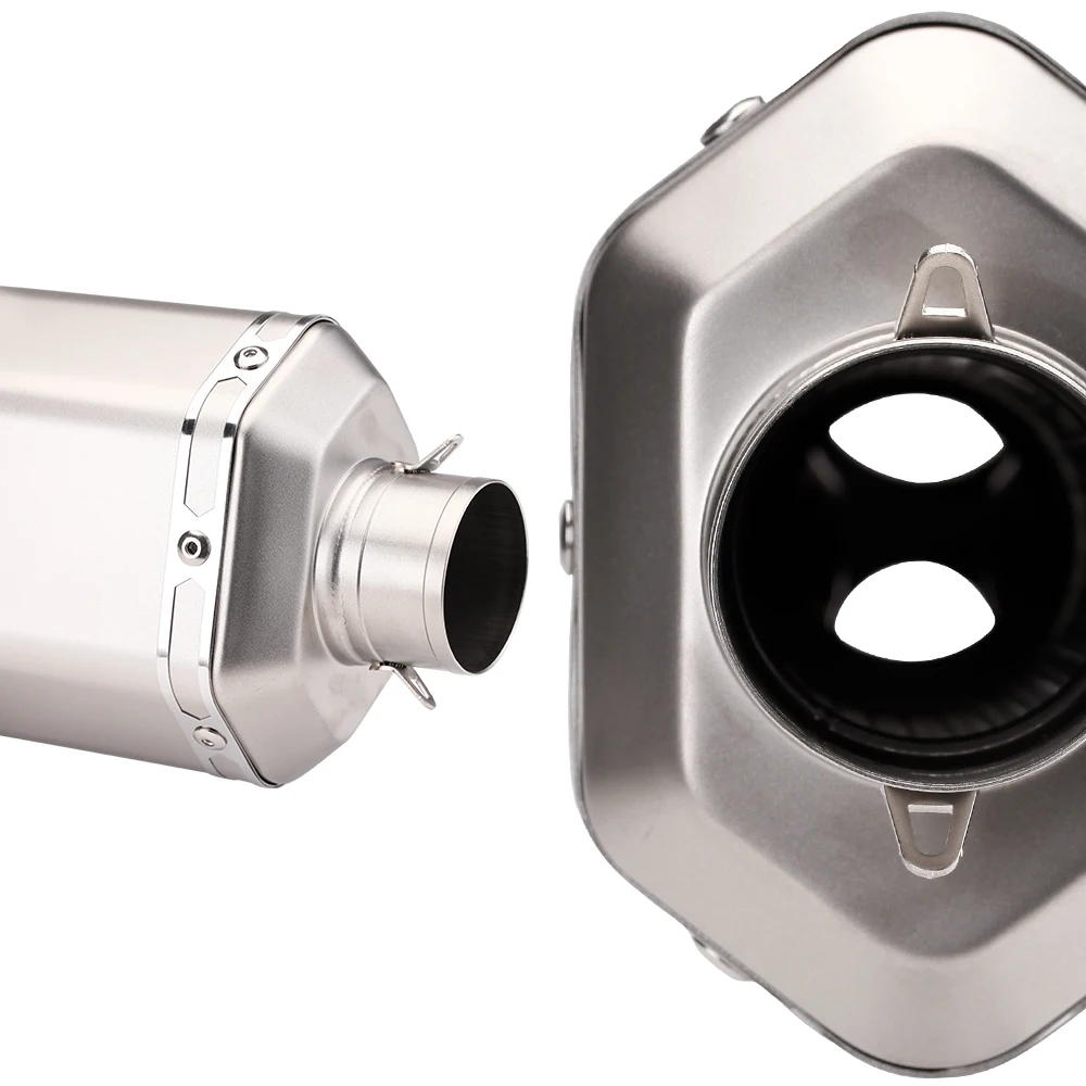 Para Yamaha R25 R3 MT03 2015-2024 Escape de motocicleta 51mm sistema completo cabezal de Escape tubo de enlace frontal conectar silenciador S7 - imagen 4