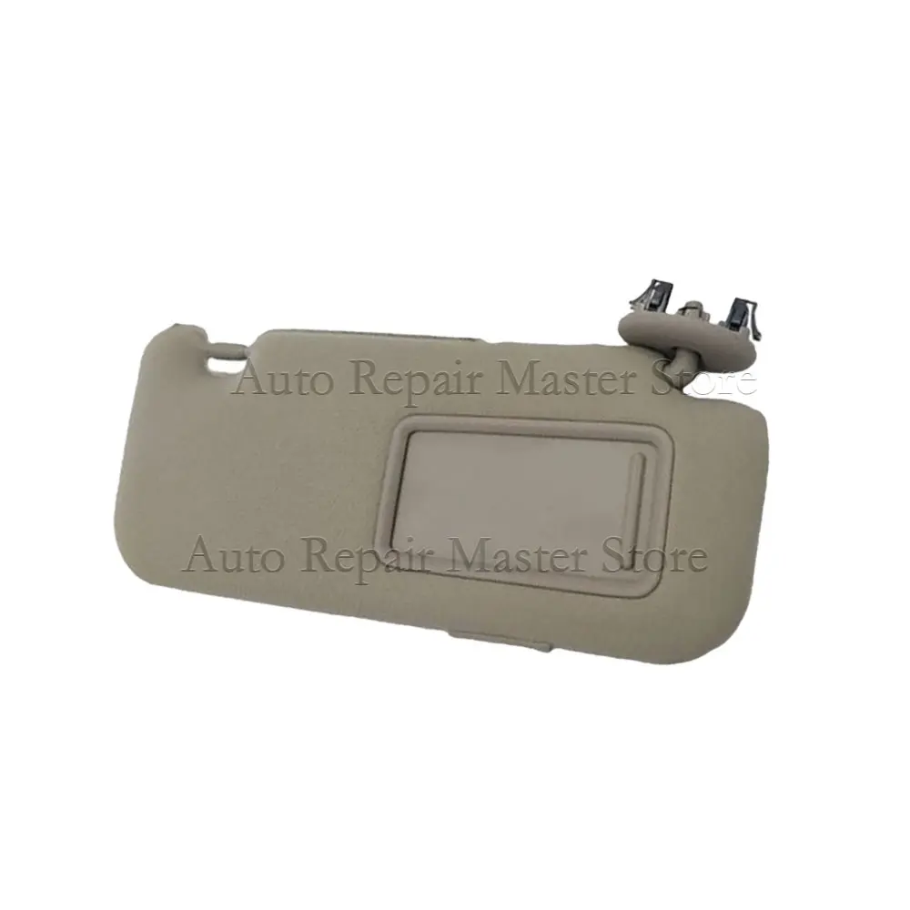 Parasol gris y Beige con espejo de tocador, accesorios de coche para Toyota Corolla 2007-2013 7432002711, 7432002640B1 - imagen 3