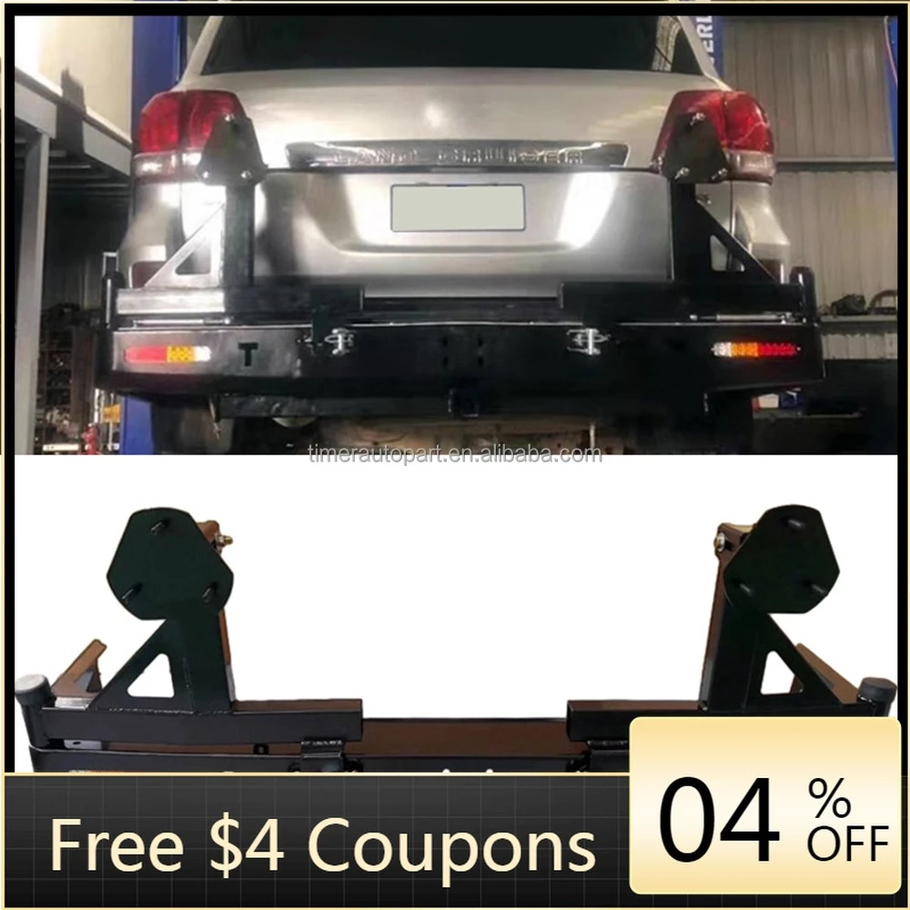 Paragolpes trasero con bullbar Toyota Land Cruiser LC200