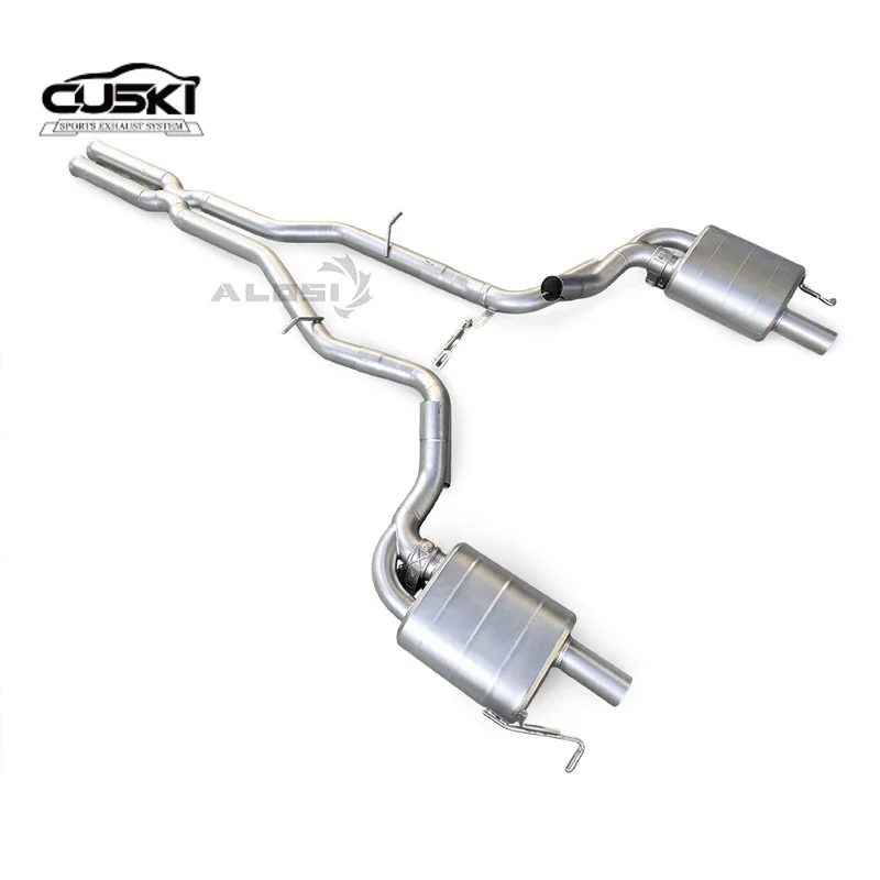 Escape cat-back con válvula inox para Mercedes CLS 400 W218 3.5 - imagen 3