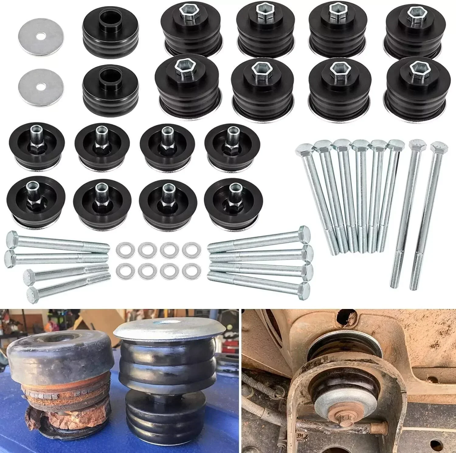 Kit bujes chasis montaje cabina Ford F250 F350 Super Duty 2008-2016 2/4WD - imagen 3