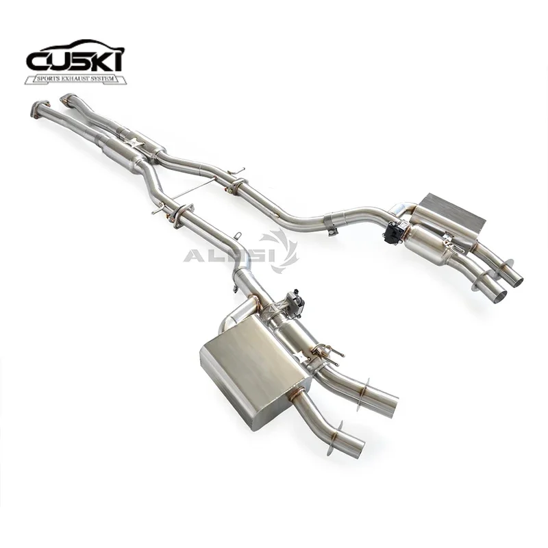 Escape de retroceso controlado por válvula adecuado para Kia Stinger GT 3.3tt 2018-2023 accesorios de escape de acero inoxidable sistema de escape