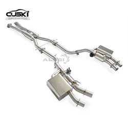 Escape de retroceso controlado por válvula adecuado para Kia Stinger GT 3.3tt 2018-2023 accesorios de escape de acero inoxidable sistema de escape