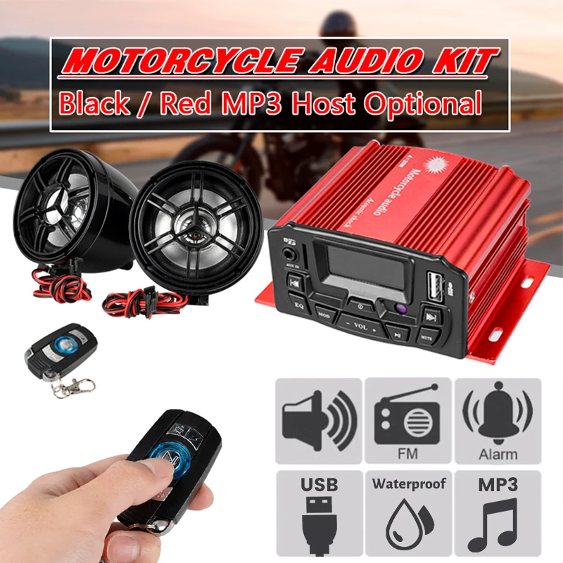 Autoradio moto Bluetooth FM USB MP3 12V estanco - imagen 2