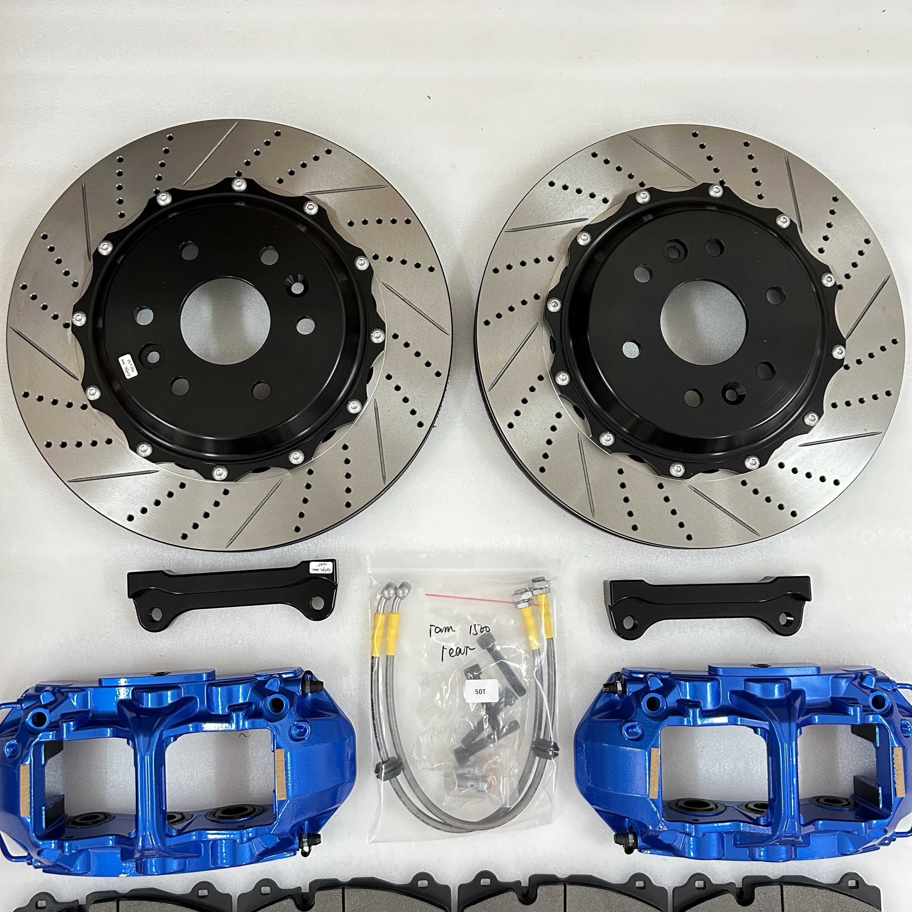 Jekit Pinza de freno azul para Dodge Ram 1500 delantero PCD 6x139,7 - imagen 5