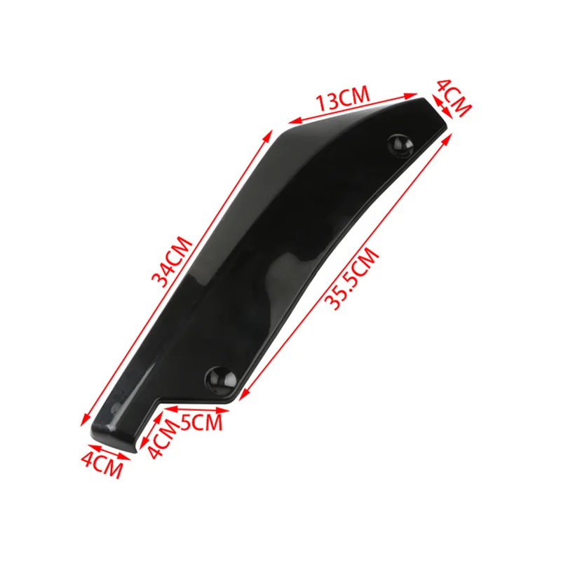 Difusor trasero fibra de carbono universal – Labio parachoques con divisor - imagen 5