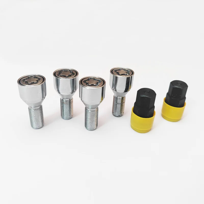Kit tornillos antirrobo seguridad ruedas M12 M14 - juego acero - imagen 4