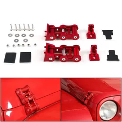 Pestillos de capó bloqueables de aluminio para Jeep Wrangler JK/JL 4xe