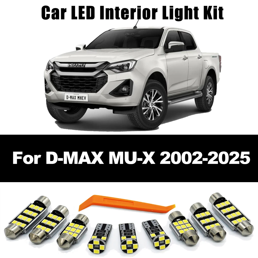 Bombillas LED Canbus para matrícula e interior Isuzu D-Max y MU-X