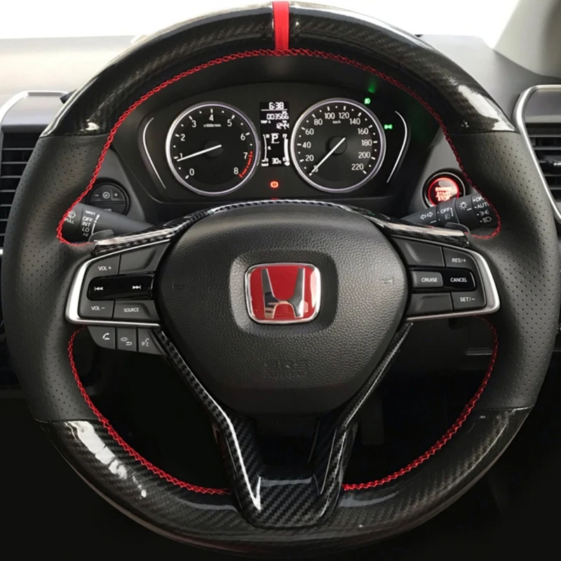 Funda de volante trenzada para Honda Accord e Insight