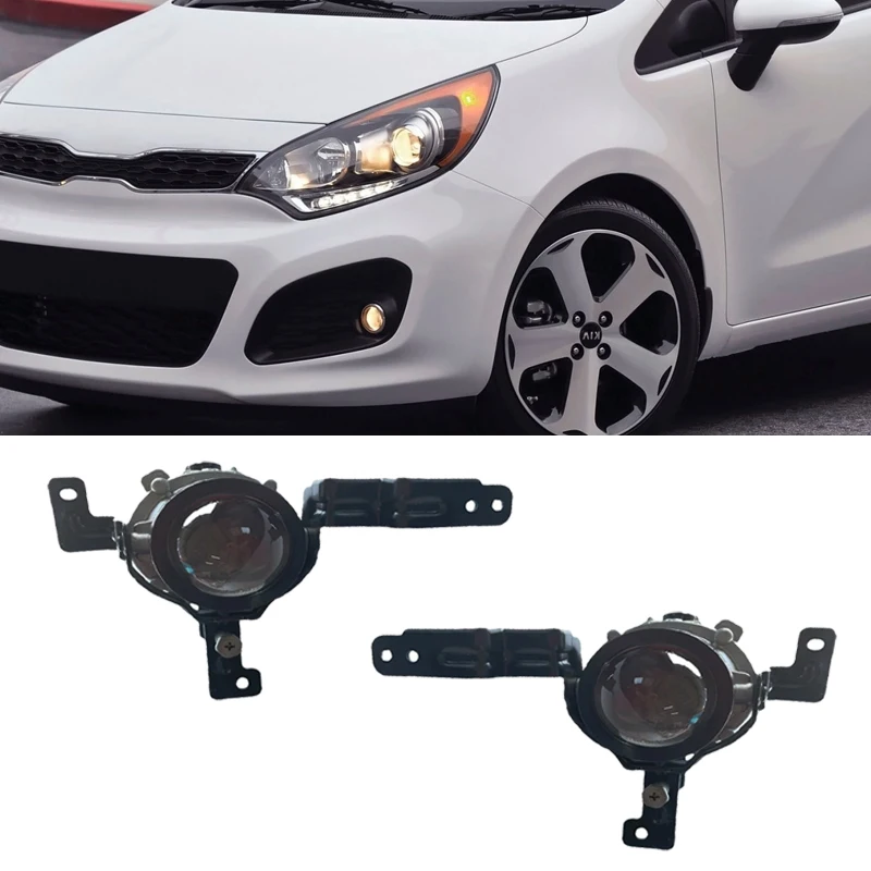 92201-1W500 luces de parachoques delantero para Kia Rio Pride Sedan 4DR 2015 2016 luces antiniebla luces de señal de conducción luces de circulación diurna