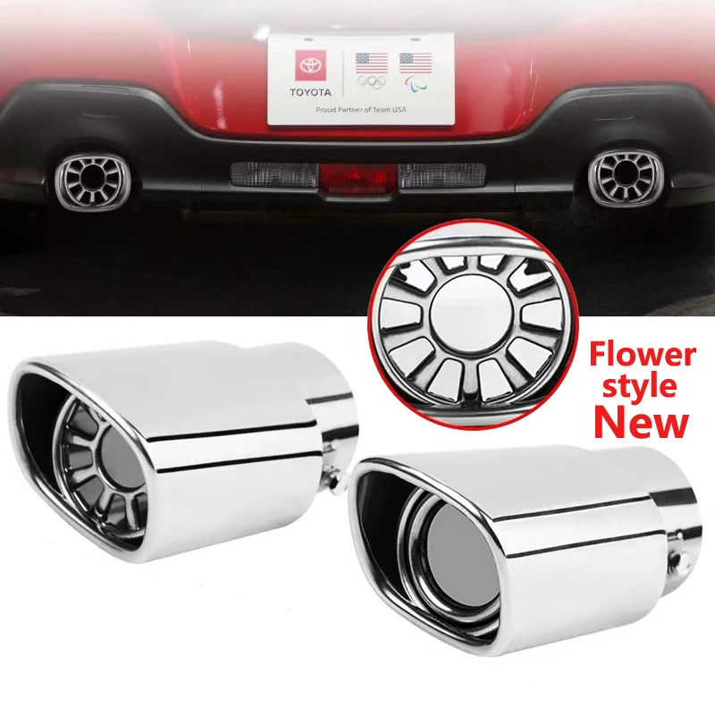 Punta silenciador escape inoxidable 63mm universal para coche