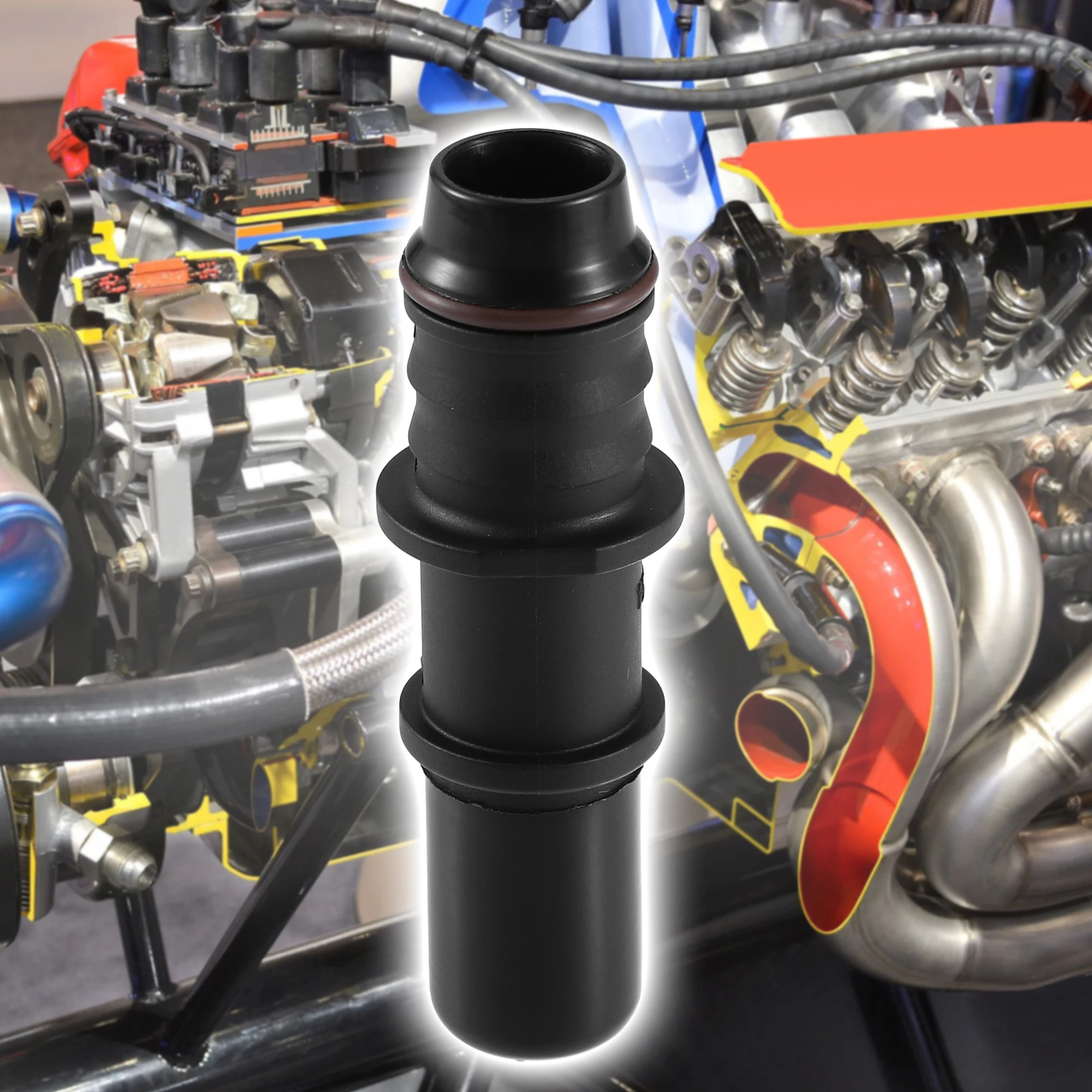 X Autohaux-Tubo de manguera de línea de combustible Universal para coche, conector de Conexión macho de liberación rápida, reemplazo 1/2/piezas, ID14, 15,82mm - imagen 2