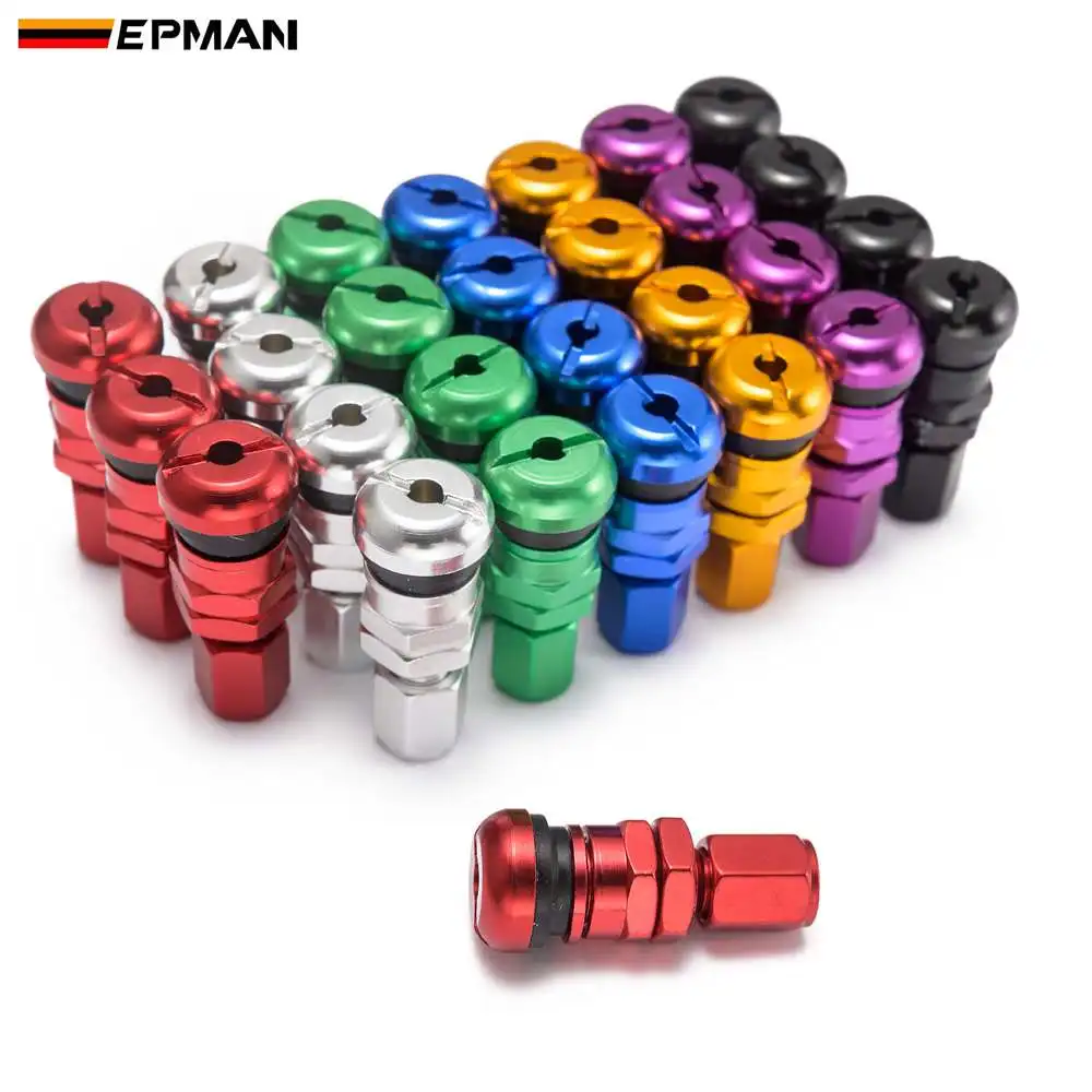 Válvula tubeless de aluminio universal con tapa para neumáticos – Racing y Street - imagen 4