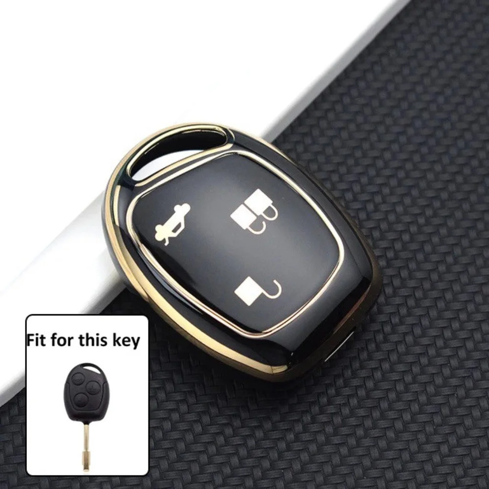 Funda de llave TPU para mando a distancia Ford Focus Fiesta Mondeo KA