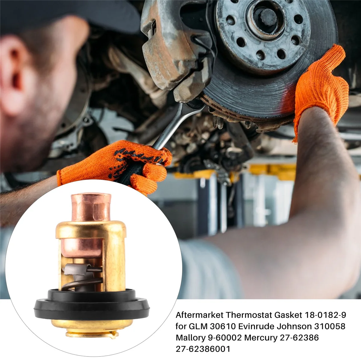 Termostato Mallory Marine 5005440 – Evinrude Johnson fueraborda - imagen 4