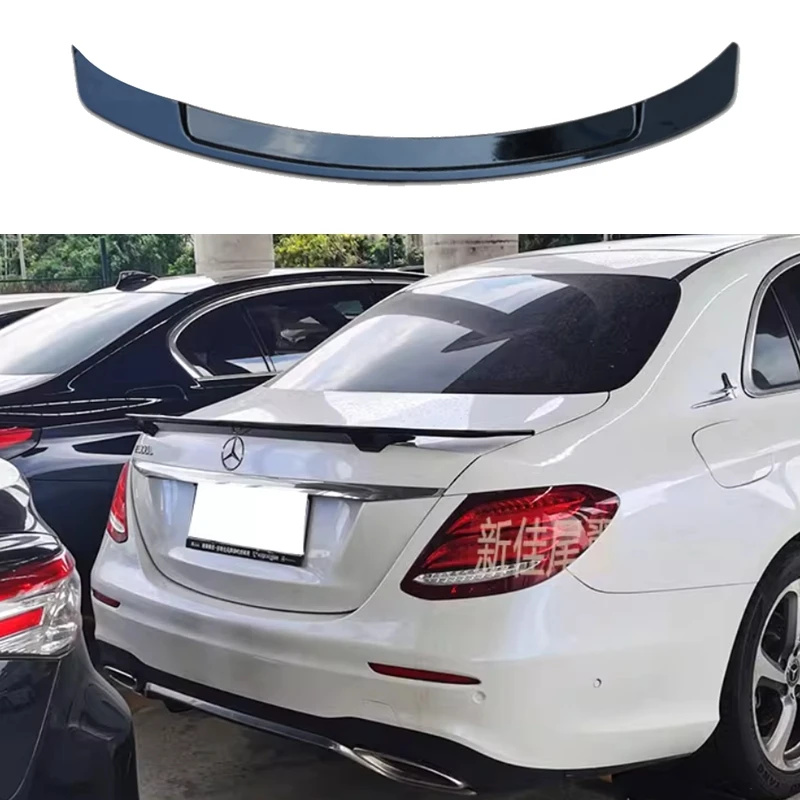 Mercedes Clase C W213 alerón trasero fibra carbono negro brillante - imagen 2