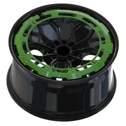 Diseño cóncavo 18 19 20 21 22 23 24 pulgadas Llanta de aleación de un solo color Ruedas de 2 piezas