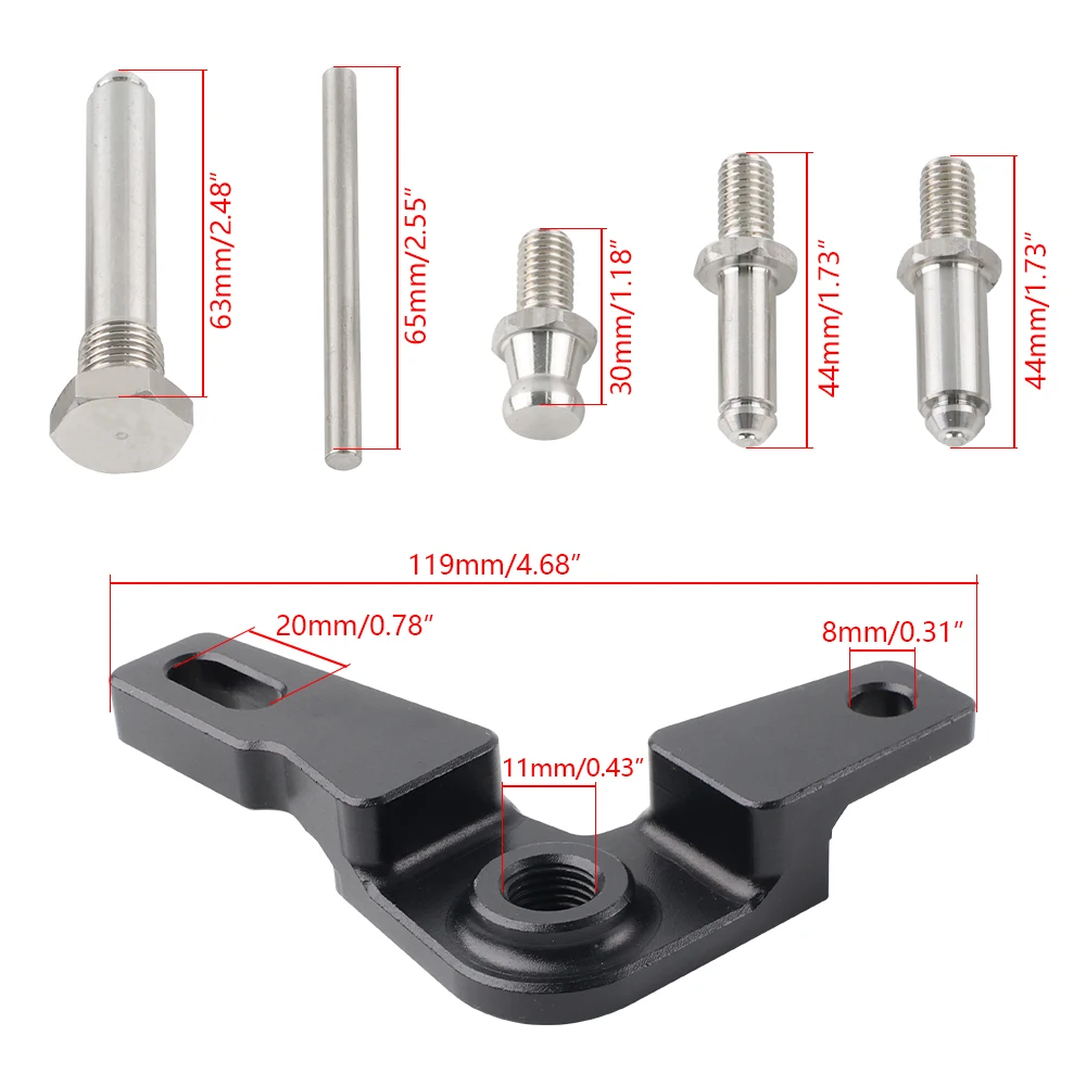 Palanca de cambios corta regulable para Audi TT, A3 y VW Passat - imagen 2