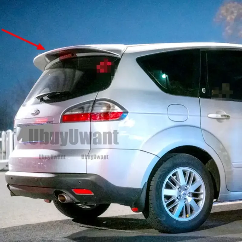 Alerón trasero spoiler techo ABS Ford S-Max – blanco o negro