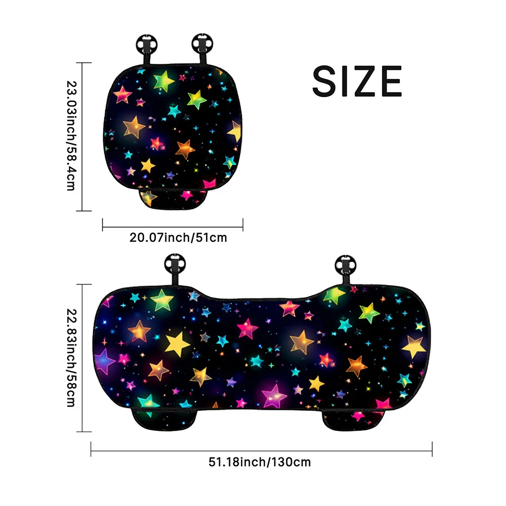 Cojín antideslizante protector asiento coche – Diseño estrellas universal - imagen 2