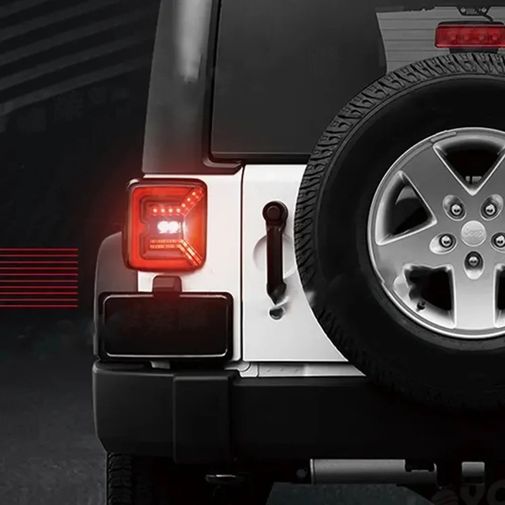 Pilotos traseros LED dinámicos Jeep Wrangler JL 2018-2024 - imagen 2