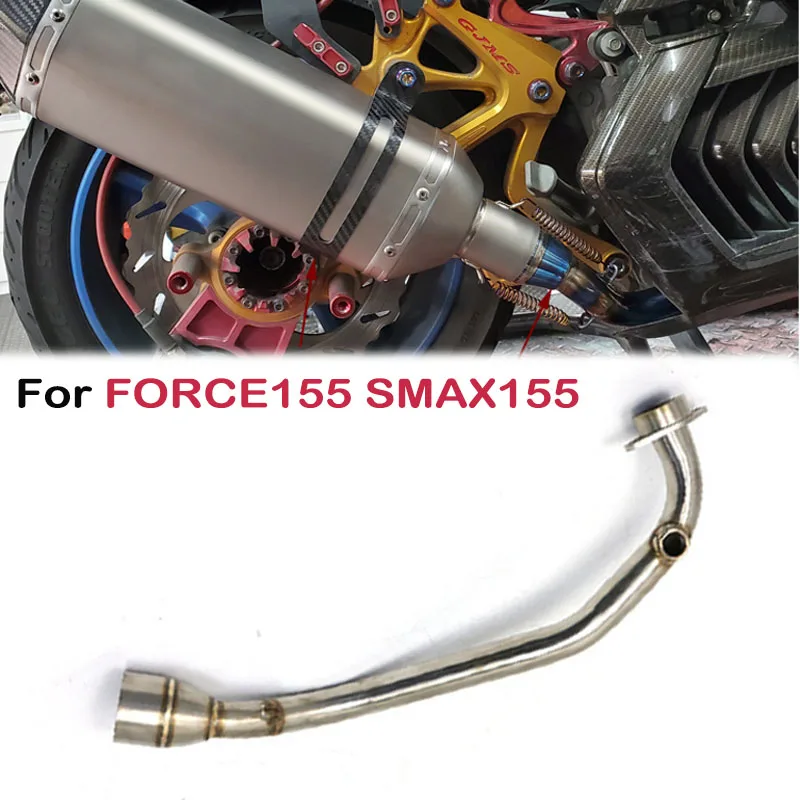 Tubo de enlace delantero de escape Yamaha NMAX, SMAX y FORCE 125/155