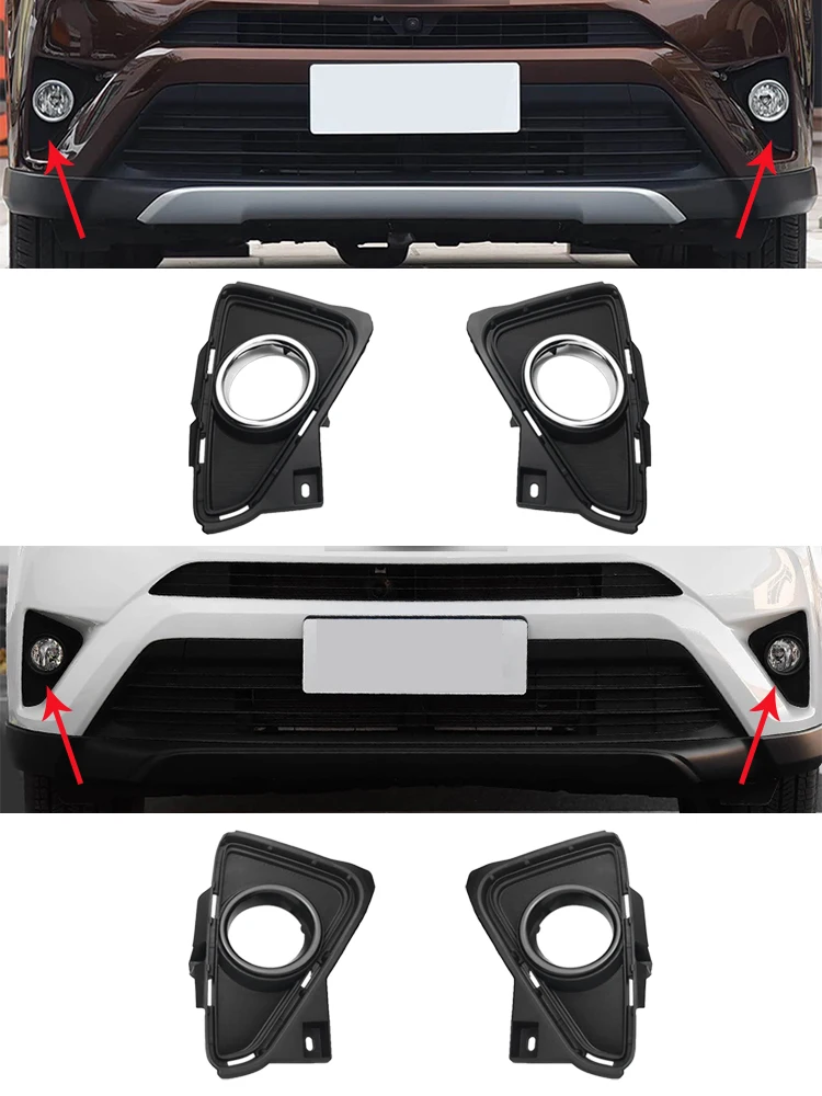 Marco embellecedor faro antiniebla delantero Toyota RAV4 2016-2019