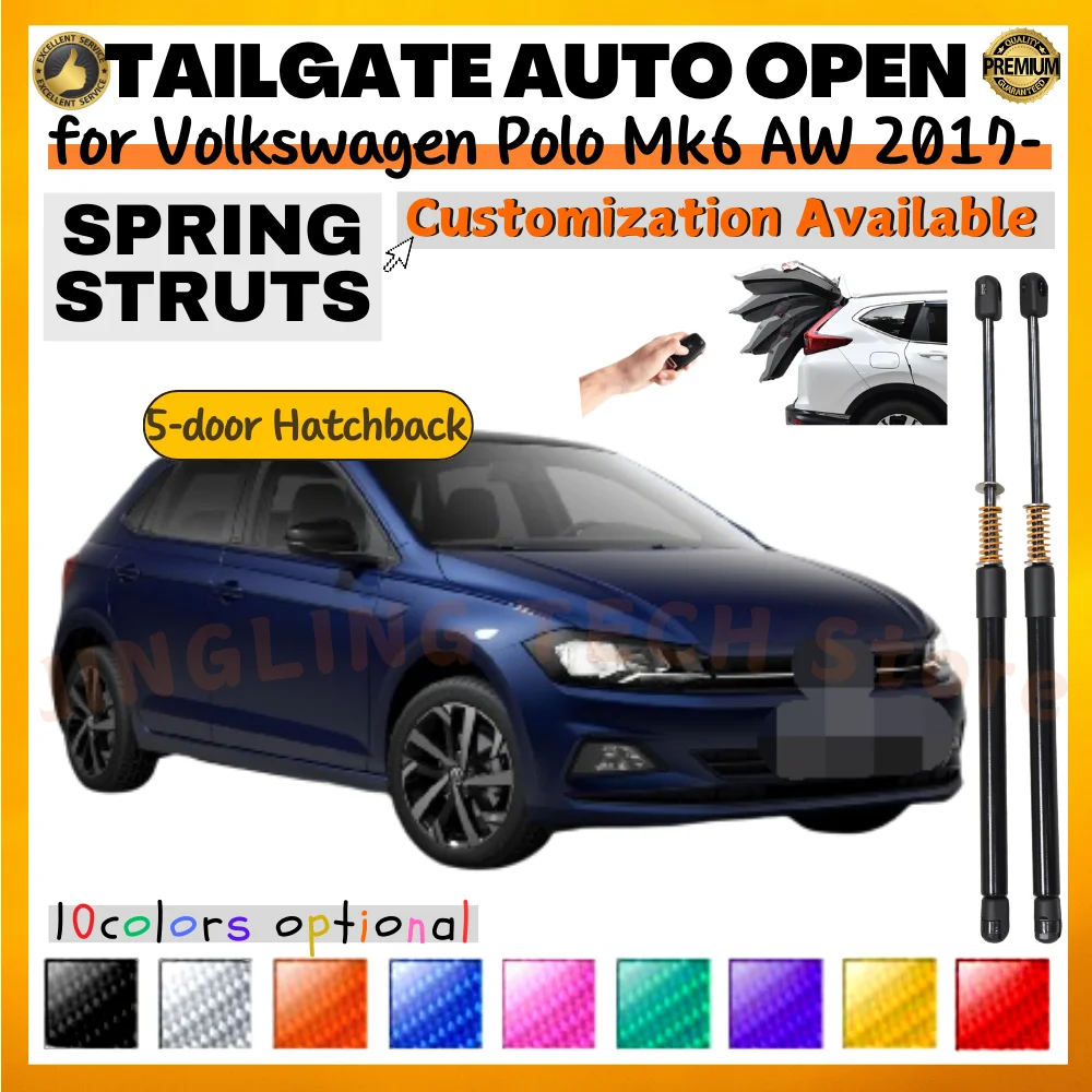 Puntales de maletero con resorte – VW Polo MK6 AW 2017-presente