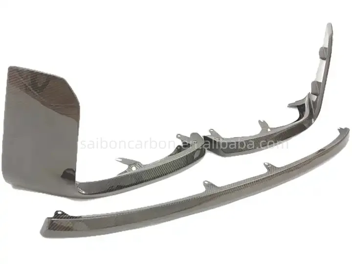 Labio delantero fibra de carbono estilo M Performance para BMW M2 G87 - imagen 2