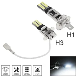 Bombilla LED H1 H3 Canbus 4014 24 SMD 6000K 12V antinieblas coche y moto