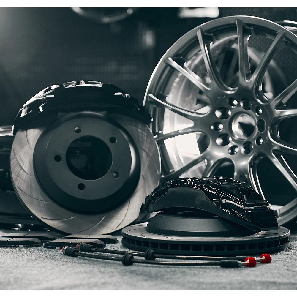 Gran oferta, sistemas de frenos de modificación de pinza de freno grande, 6 pistones, 18 pulgadas para Volkswagen PHIDEON - imagen 2