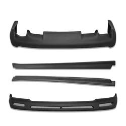 Kits de carrocería de coche de estilo deportivo labio delantero para mitsubishi Lancer 2009-2012 difusor trasero faldas laterales de labio Material ABS piezas exteriores