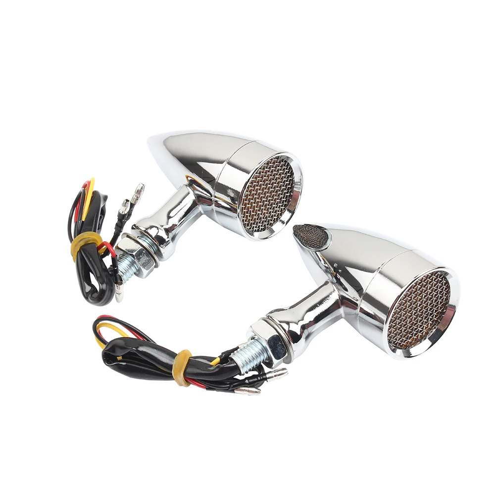 Luz de señal de giro para motocicleta, luz intermitente tipo bala para Moto, Led, compatible con Kawasaki, Suzuki, Yamaha - imagen 3