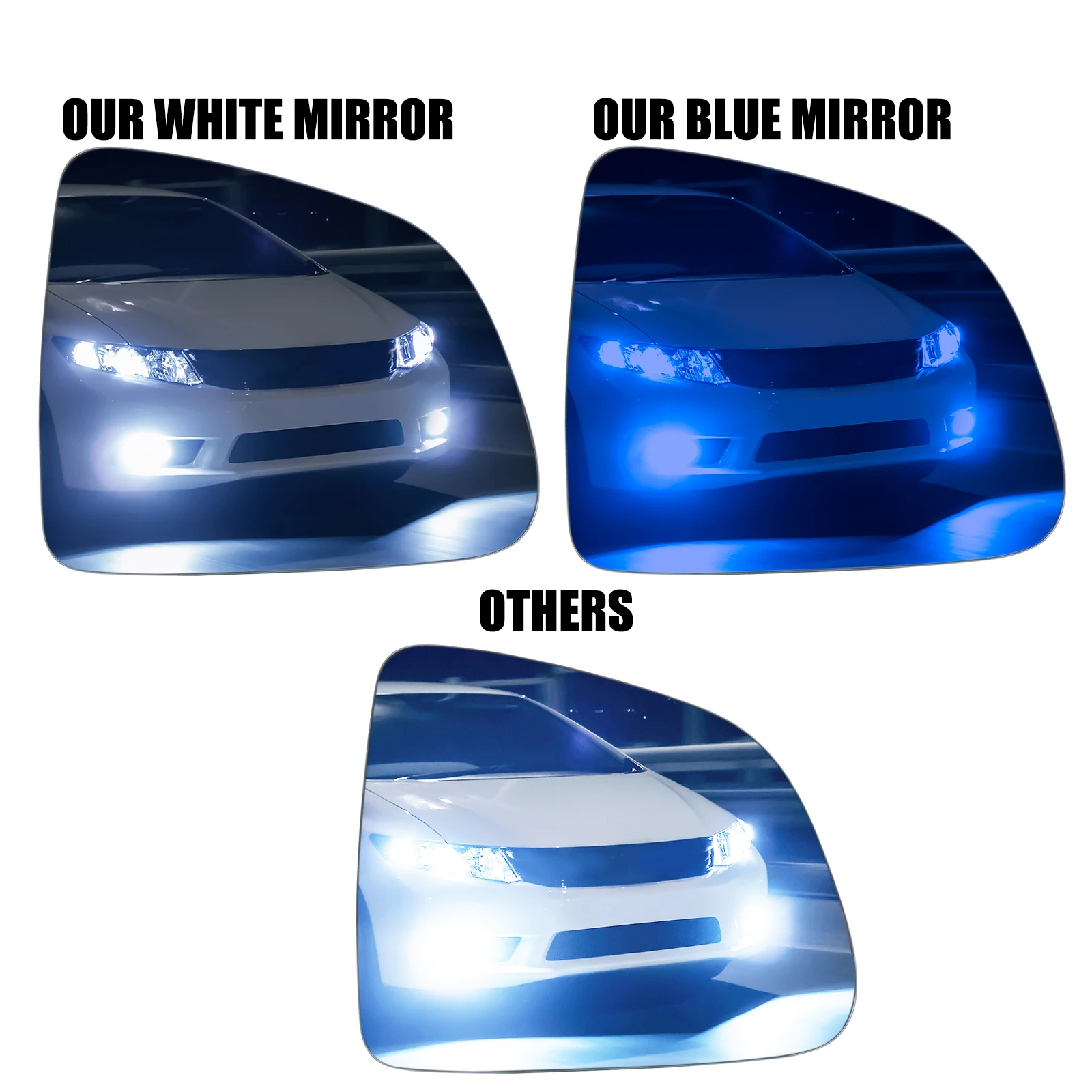 Espejo retrovisor antideslumbrante Tesla Model Y 1 par izquierda-derecha 2020-2024 - imagen 4