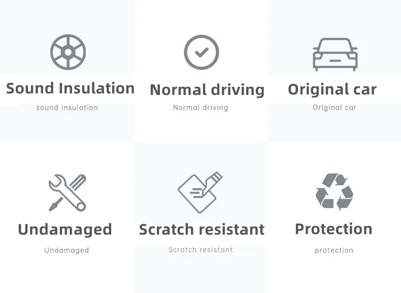 Detalle de colores y acabados