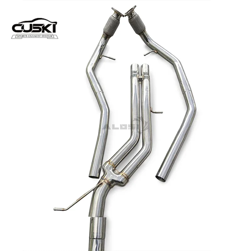 Silenciador de escape en acero inoxidable para Audi Q8 3.0T 2018-2023 - imagen 3