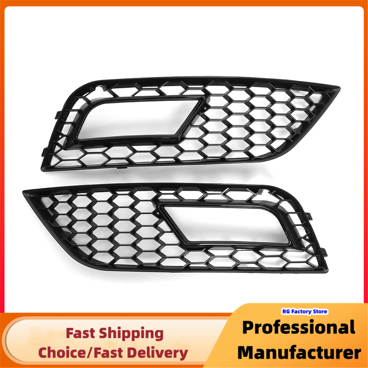 Rejillas antiniebla Audi A4 B8.5 2013-2016 estilo RS4 - imagen 2