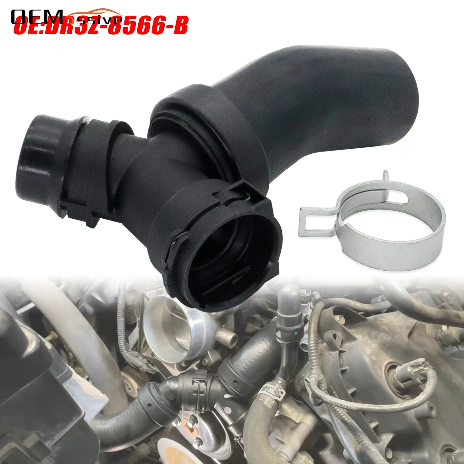 DR3Z8566B Conector en T manguera radiador V8 Ford F-150 Mark LT