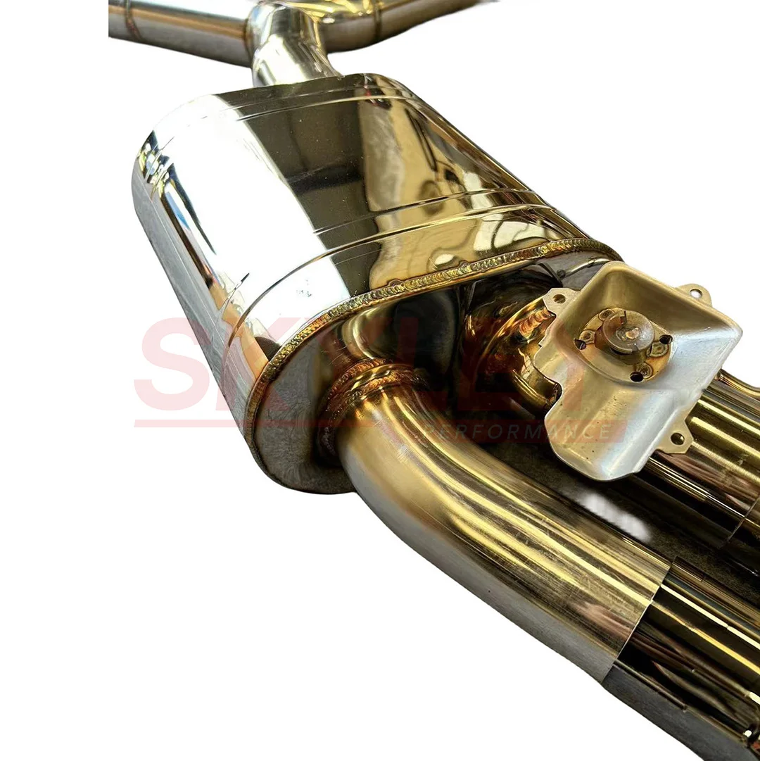 Escape cat-back de titanio para Audi S8 D4 4.0 TFSI V8 - imagen 3