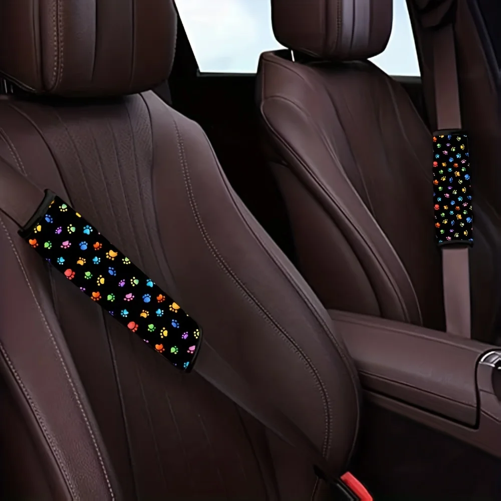 Almohadilla acolchada para cinturón de seguridad de coche universal