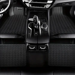 Alfombrillas universales de cuero artificial para coche