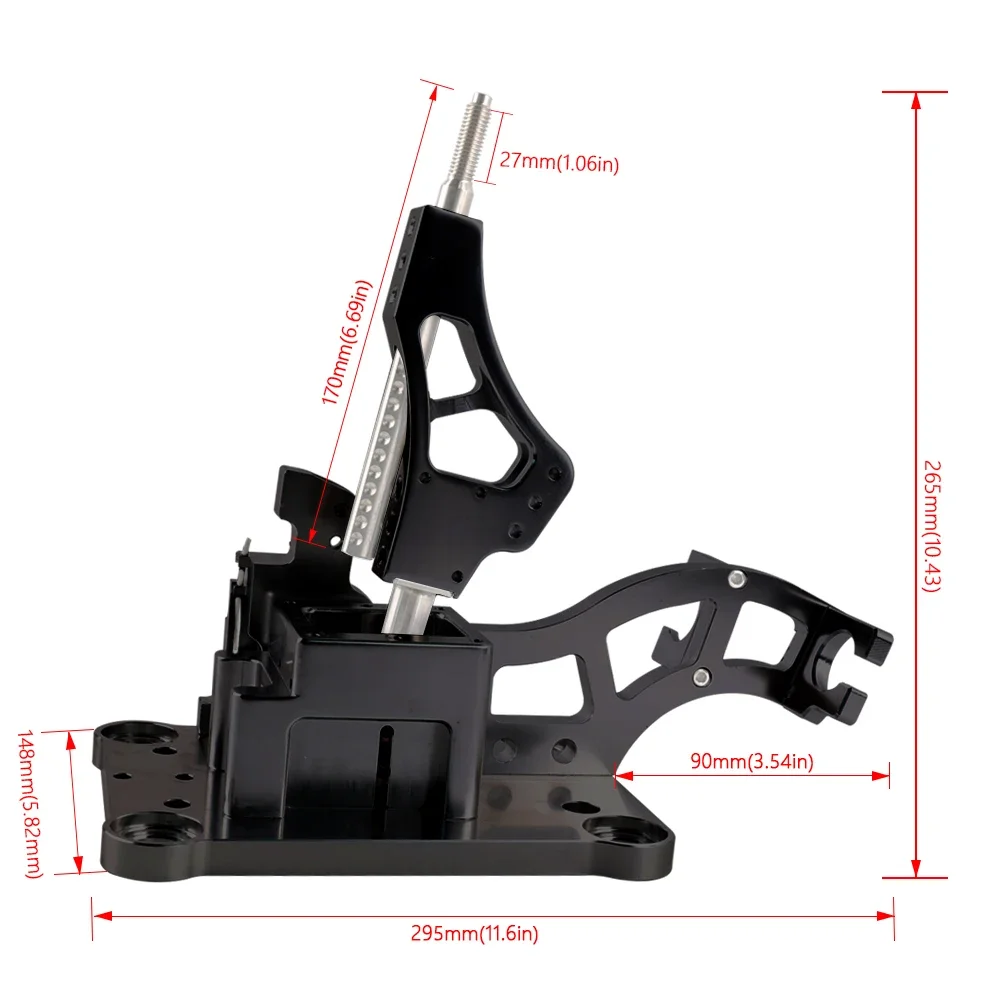 Palanca cambios corta aluminio negro Honda Civic EG EK Integra DC2 - imagen 2