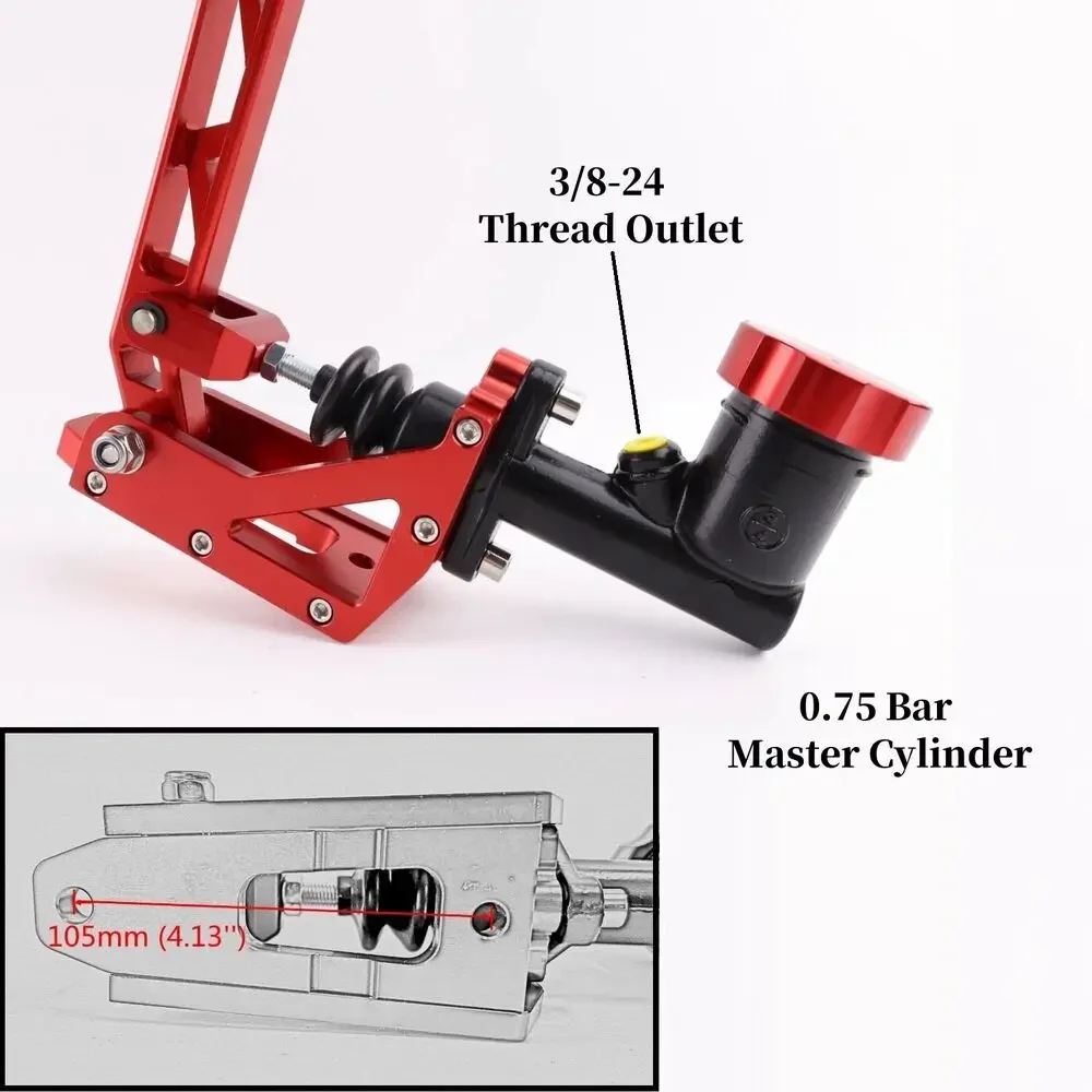 Freno de mano electrónico drifting de aluminio – Racing Universal - imagen 2