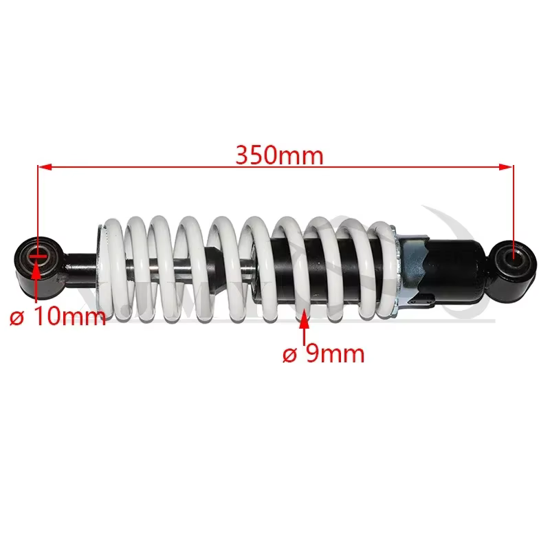 Muelle de amortiguador trasero 285-350 mm para moto, quad y kart - imagen 2