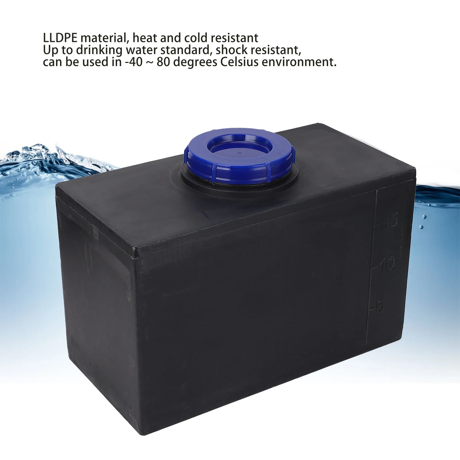 Depósito de agua dulce para autocaravana y embarcación, entrada 100 mm - imagen 5