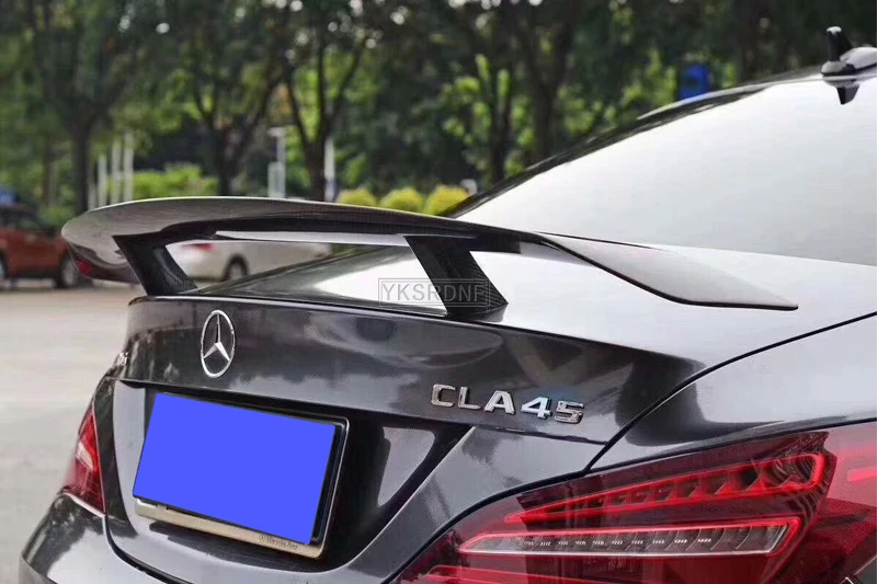 Alerón GT Mercedes CLA W117 C117 trasero de fibra de carbono mate - imagen 4
