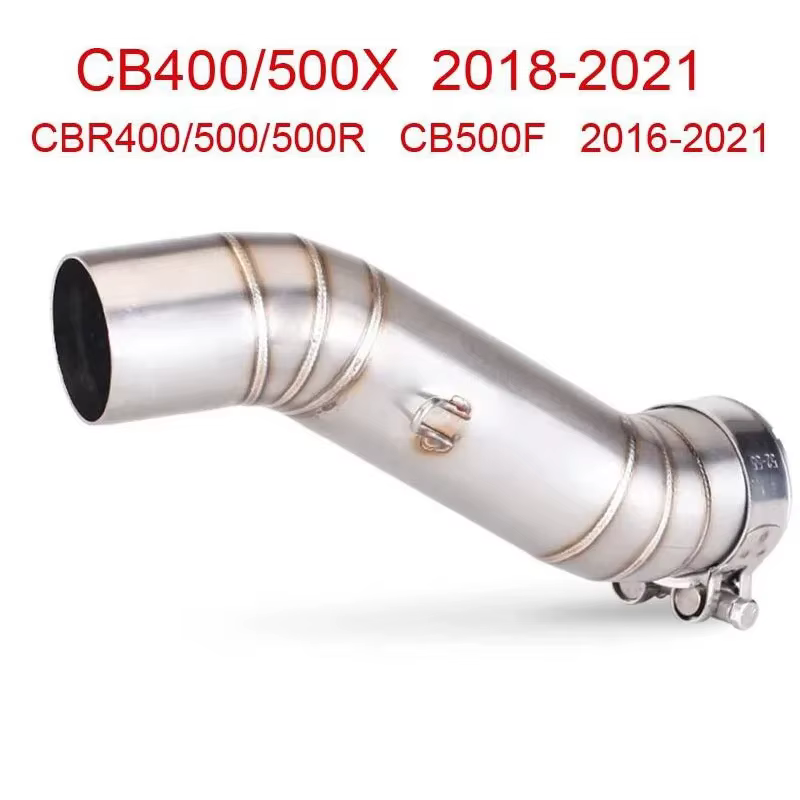 Tubo intermedio de escape 51 mm Honda CB500F/CB500X/CBR500R 2016-2022 - imagen 2